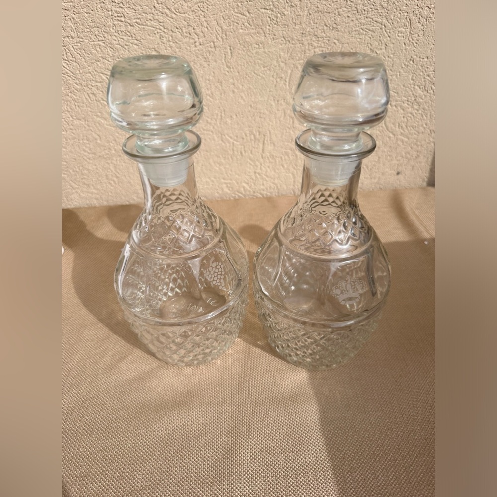 Vintage Princess House Pressed, Grapes Crowns